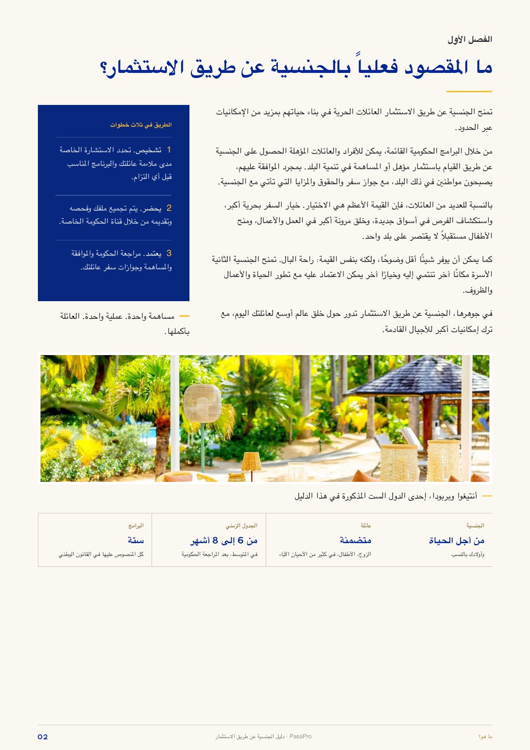 الصفحة 2 من دليل PassPro الشامل