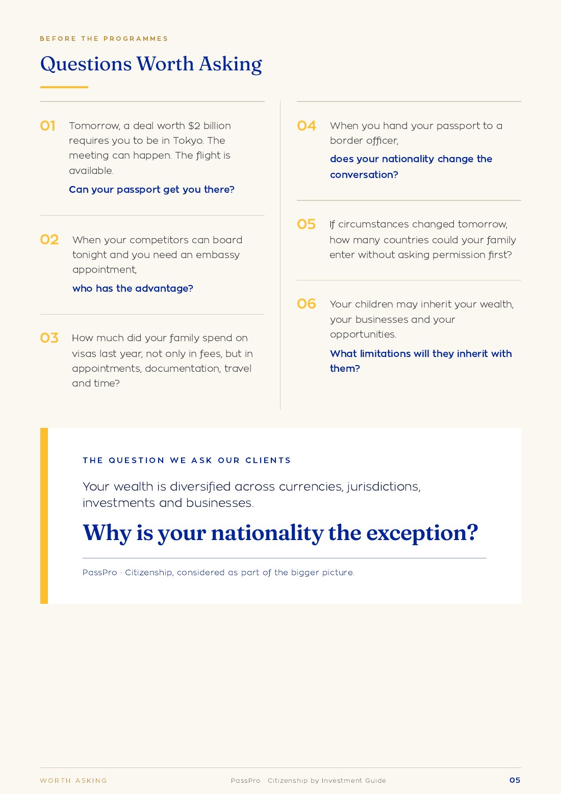 Page 5 of the PassPro Complete Guide