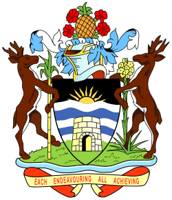 Antigua and Barbuda Coat of Arms Crest in Full Colour