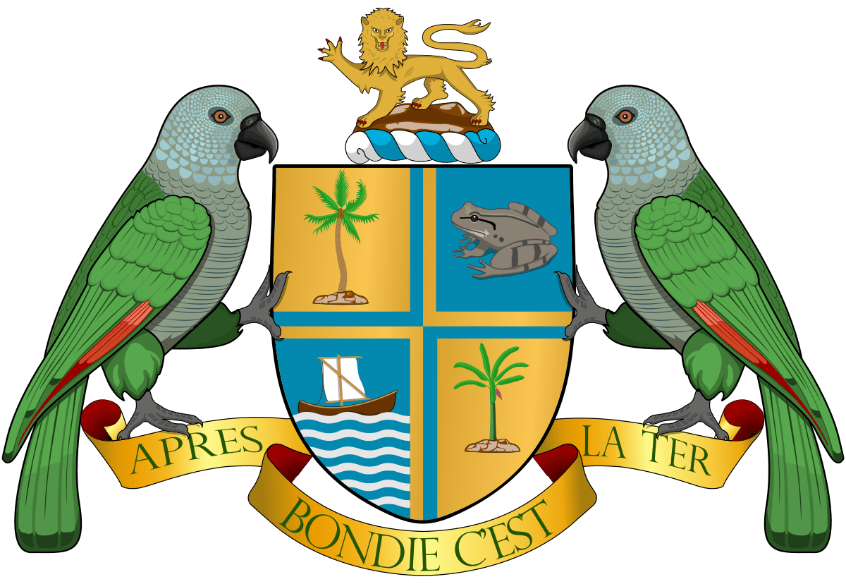 Dominica Coat of Arms Crest in Full Colour