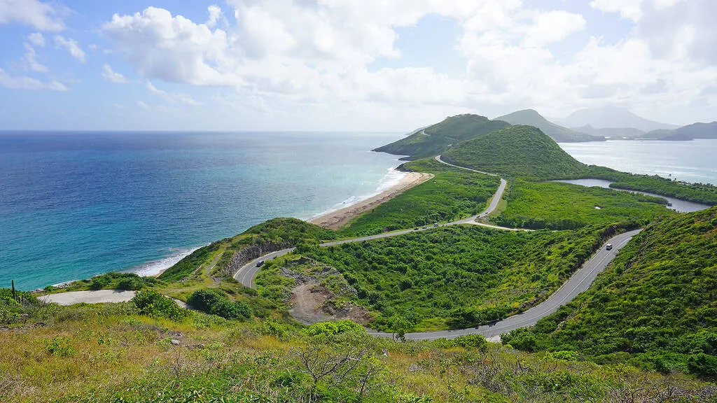 St Kitts and Nevis Timothy Hill Twin Seas Look Out Point landscape Banner image